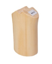 Щиколотка без шар- нира для протеза голе- ни изготовлена из древесины липы (аналог 8019).